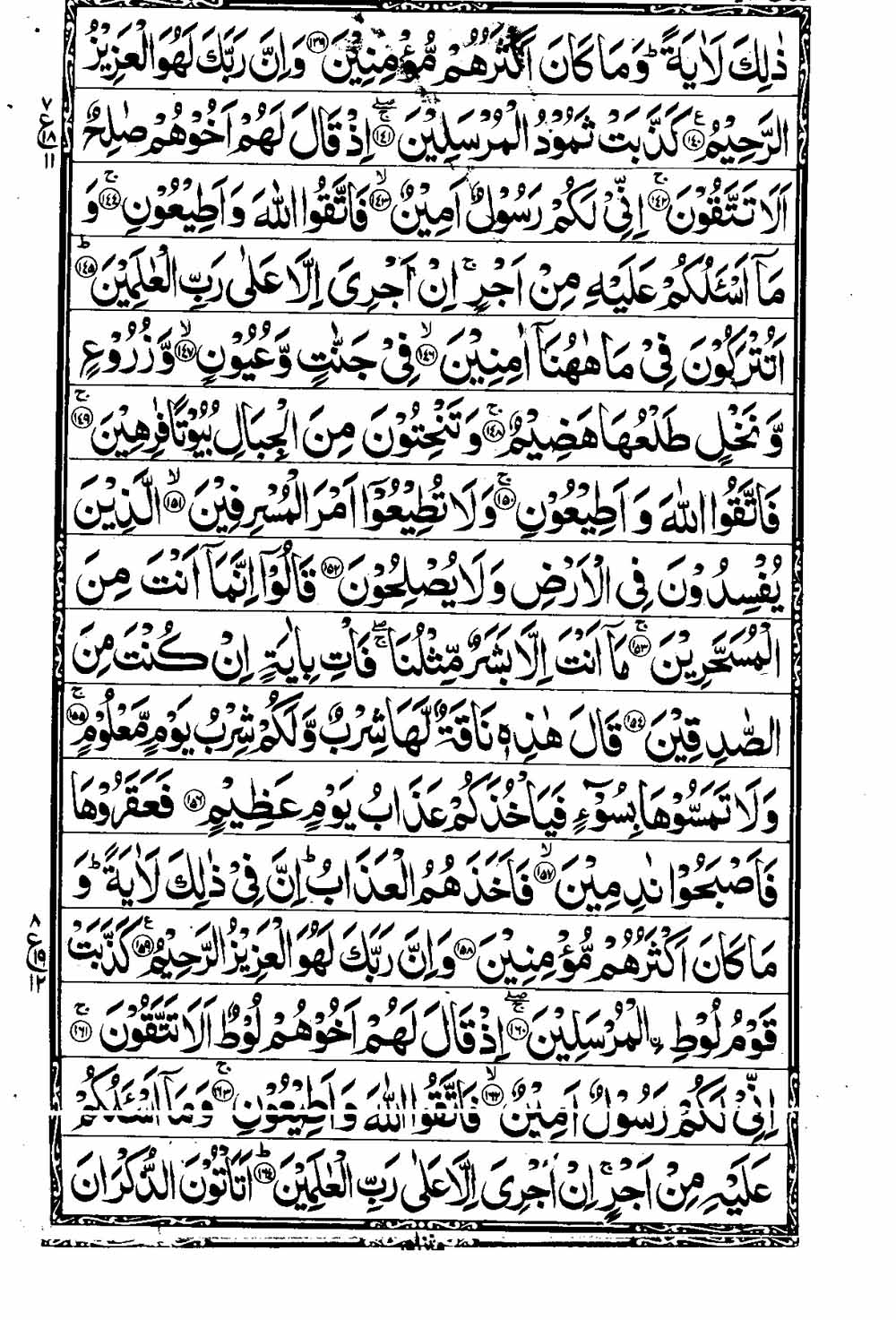 Read 16 Lines Al Quran Taj Company Part 19 Page No 338, Practice Quran
