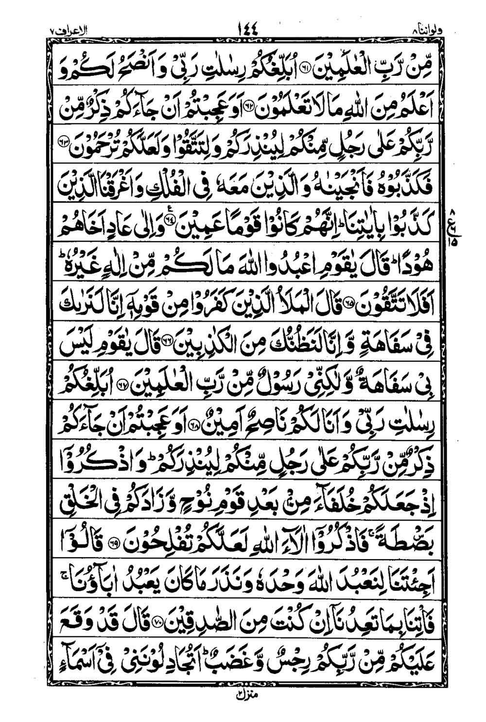 Read 16 Lines Al Quran Taj Company Part 8 Page No 145, Practice Quran