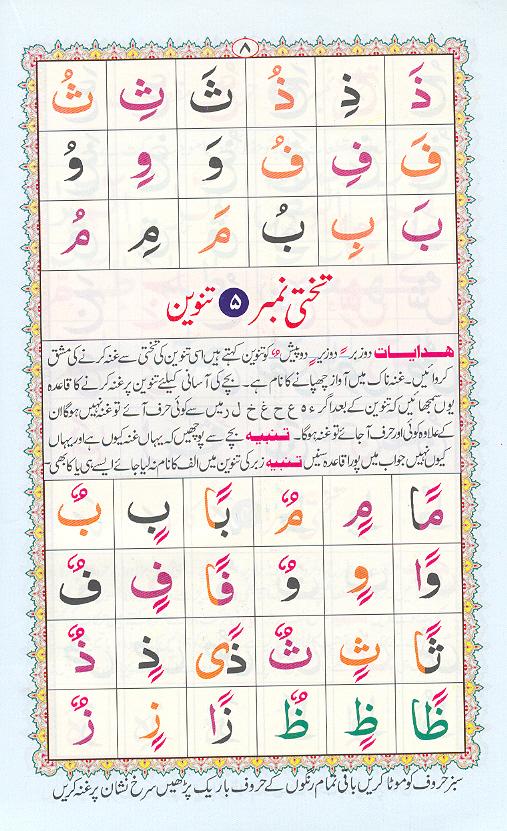 Read Noorani Qaidah Page No 8, Practice Quran